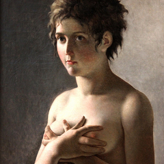 Jeune fille en buste by Pierre-Narcisse Guérin