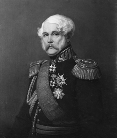 Johan Peter Lefrén (1784-1862), general, educator, politician, married to Maria Antoinetta Hedman by Johan Gustaf Sandberg