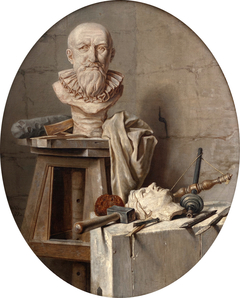 L'atelier du sculpteur by Thomas Germain Joseph Duvivier