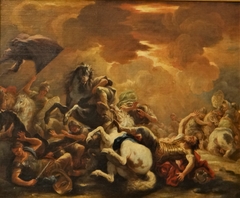 La Conversion de saint Paul sur le chemin de Damas by Luca Giordano