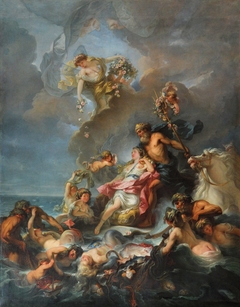 La Pêche, ou Neptune et Amphitrite by Gabriel François Doyen