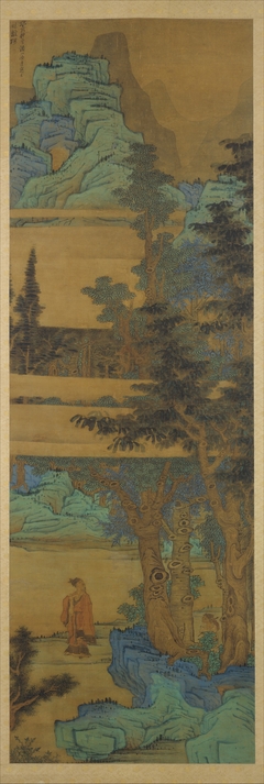 Landscape in the Blue-and-Green Manner by Chen Hongshou