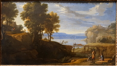 Landscape with a Bridge and Hunters