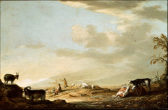 Landscape with Cattle and Figure by Aelbert Cuyp