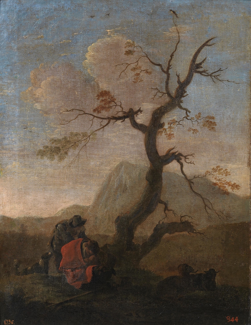 Landscape with herders