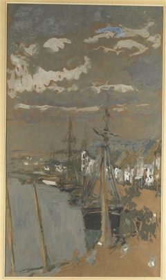 Le Port par temps gris by Édouard Vuillard