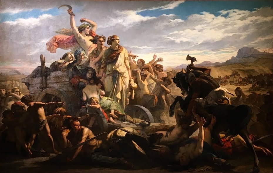 Les Femmes gauloises : épisode de l'invasion romaine