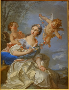 Louise Élisabeth, Madame la Princesse de Conti, as Venus by Noel-Nicolas Coypel