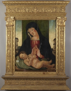 Madonna Adoring Sleeping Child by Andrea da Murano