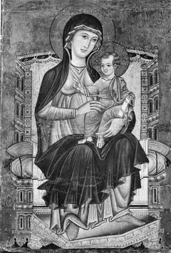 Madonna and Child Enthroned by Anonymous