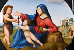 Madonna and Child with the Infant John the Baptist by Giuliano Bugiardini