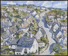 Mining Village in Cornwall by Walter Elmer Schofield