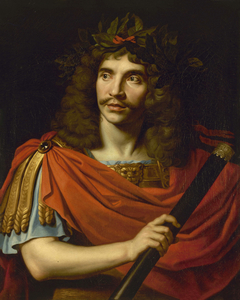 Molière (1622-1673) dans le rôle de César de "La Mort de Pompée" by Anonymous
