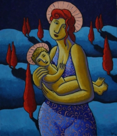 Mother and child by Jacques Tange