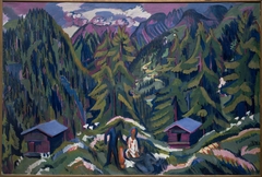 Mountain Landscape from Clavadel by Ernst Ludwig Kirchner