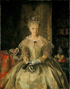 Mrs. T. in Cream Silk, No.1 by George Bellows
