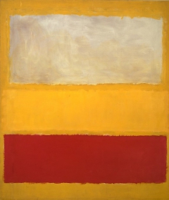 No. 13 (White, Red on Yellow) by Mark Rothko