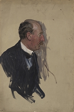 Ohne Titel (Portraitstudie Müller-Meiningen, wahrscheinlich Reichstagsabgeordneter der Sozialdemokraten) by William Pape