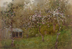 Orchard Scene by Margaret Stoddart