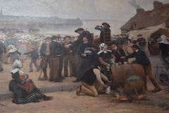 Pardon en Bretagne by Théophile Deyrolle