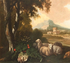 Pastoral Scene by circle of Johann Heinrich Roos