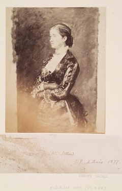 Photograph of a Portrait of Mrs Stibbard by Millais , from an album compiled by Sir John Everett Millais - Rupert Potter - ABDAG012312 by Rupert William Potter