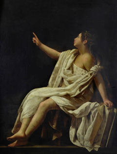 Polyhymnia the Muse of Lyric Poetry by Giovanni Baglione