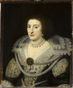 Portrait d'Elisabeth Stuart, reine de Bohême by the workshop of Michiel van Mierevelt