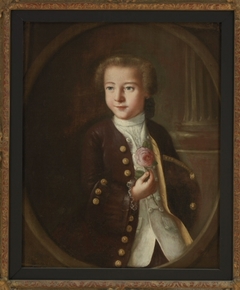 Portrait of a Boy with Rose by Giovanni Antonio Guardi