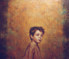 "Portrait of a little boy" by Οδυσσέας Οικονόμου