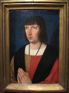 Portrait of a Man Praying by Master of the Legend of the Magdalen