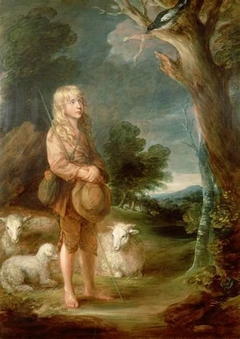 Portrait of a Shepherd Boy listening to a Mockingbird by Thomas Gainsborough