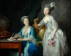 Portrait of an Elderly Woman with Her Daughter