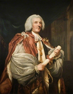 Portrait Of Dr John Thomas, Bishop Of Rochester by Joshua Reynolds