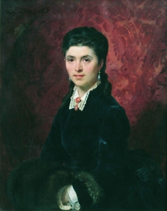 Portrait of Elena Grigoriyevna Tolstaya by Fyodor Bronnikov