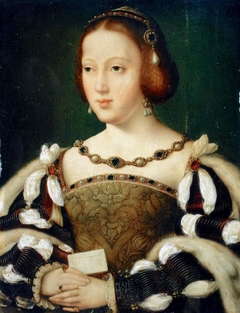 Portrait of Eleonora, Queen of France by Joos van Cleve