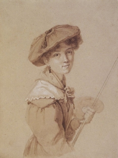 Portrait of Eugénie Tripier-Le-Franc by Eugénie Tripier-Le-Franc
