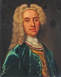 Portrait of General Wade - Johan van Diest - ABDAG003168 by Johan van Diest