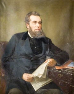 Portrait Of John Skirrow Wright ( 1823-1880 ) by Jonathan Pratt