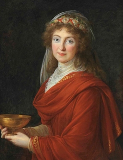 Portrait of La comtesse Siemontkowsky Bystry