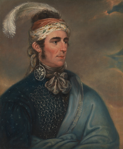 Portrait of Major John Norton as Mohawk Chief Teyoninhokarawen