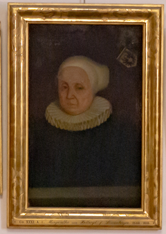 Portrait of Margaretha von Hallwyl, née Löwenberger (1540-1610), copy by Julius Kronberg