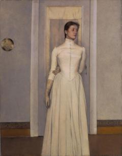 Portrait of Marguerite Khnopff by Fernand Khnopff