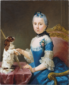 Portrait of Marie Sophie Friedericke von Holzhausen by Johann Georg Ziesenis