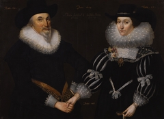 Portrait of Sir Norton Knatchbull Bt. (1569-1636), and his wife Mary Westrow, née Aldersey (d. 1674) by Gilbert Jackson