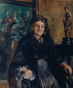 Porträt der alten Frau Moll by Lovis Corinth