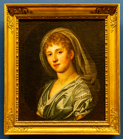 Porträt einer jungen Dame aus westfälischem Adel by Johann Christoph Rincklake