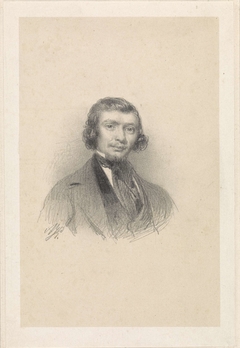 Portret van David Joseph Bles by Adrianus Johannes Ehnle