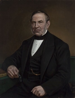 Portret van Hendrik Willem Adriaan van Oordt (1808-1884) by Gerrit Jan Derens
