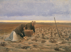 Potato Harvest by Michael Peter Ancher